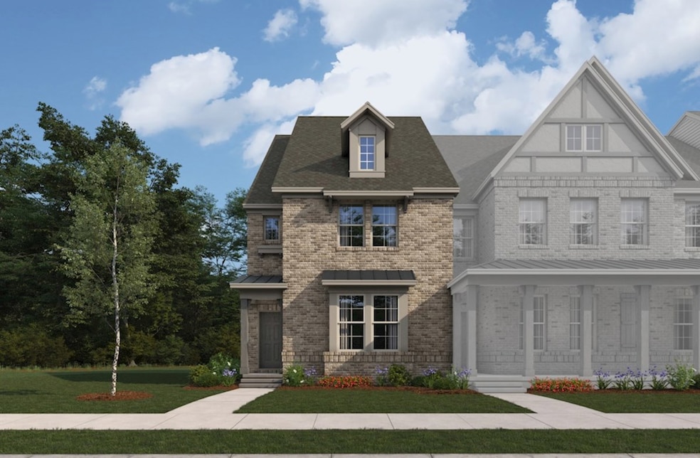 English Revival L Elevation