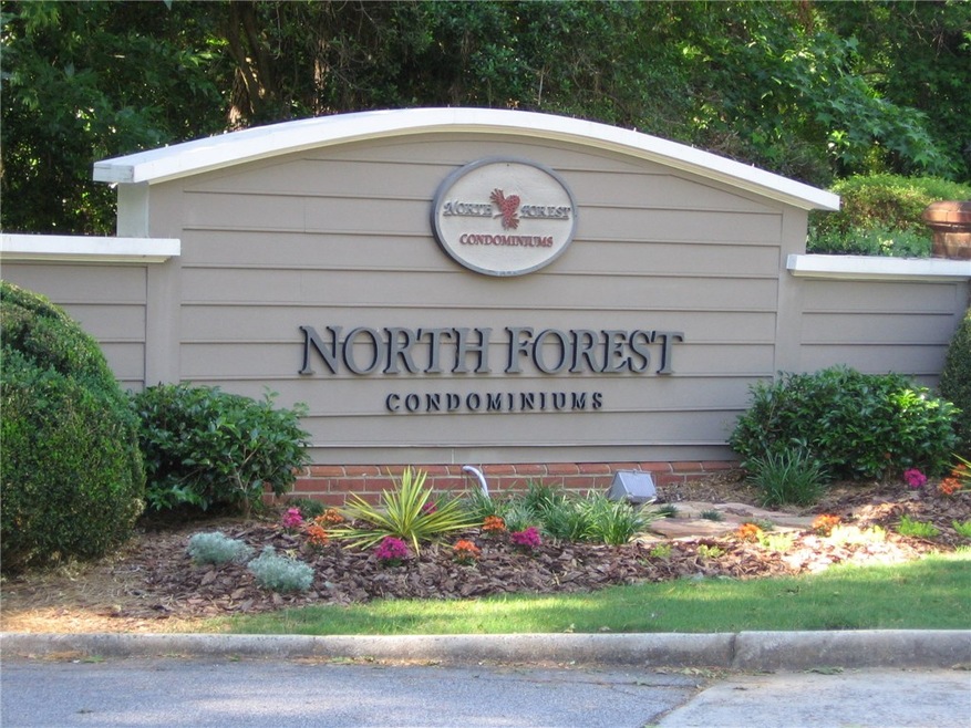 Complex entrance on North Peachtree Rd.