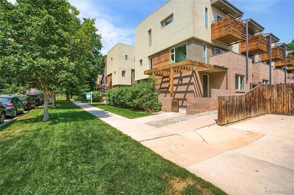 Front End Unit w/private porch & patio.