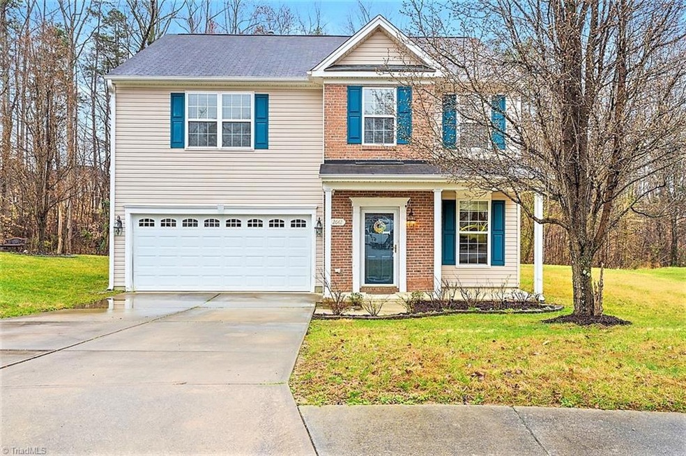 Beautiful home with a two car garage located in a cul-de-sac. Backyard backs up to a wooded area.