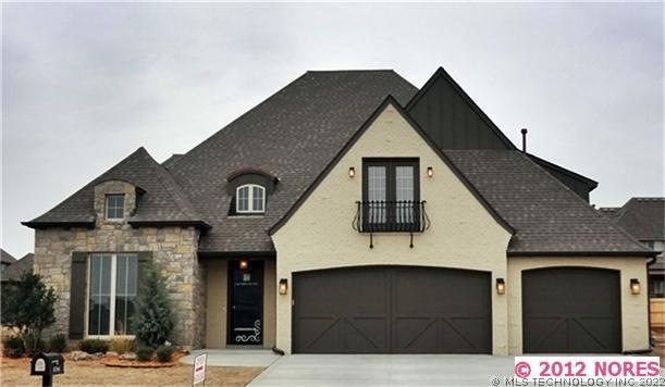 Painted Brick and Stone Exterior