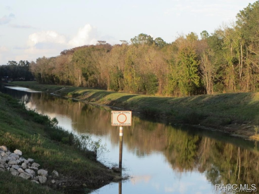 Outfall canal to the River