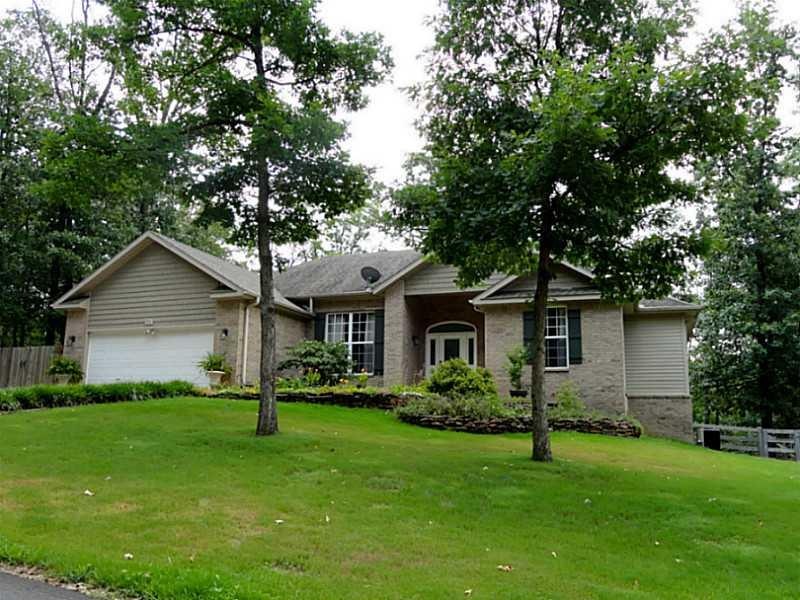 Exterior Front. A beautiful setting!