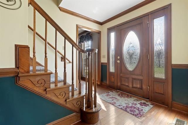 Entryway Foyer with Solid Hardwood Floors Througho