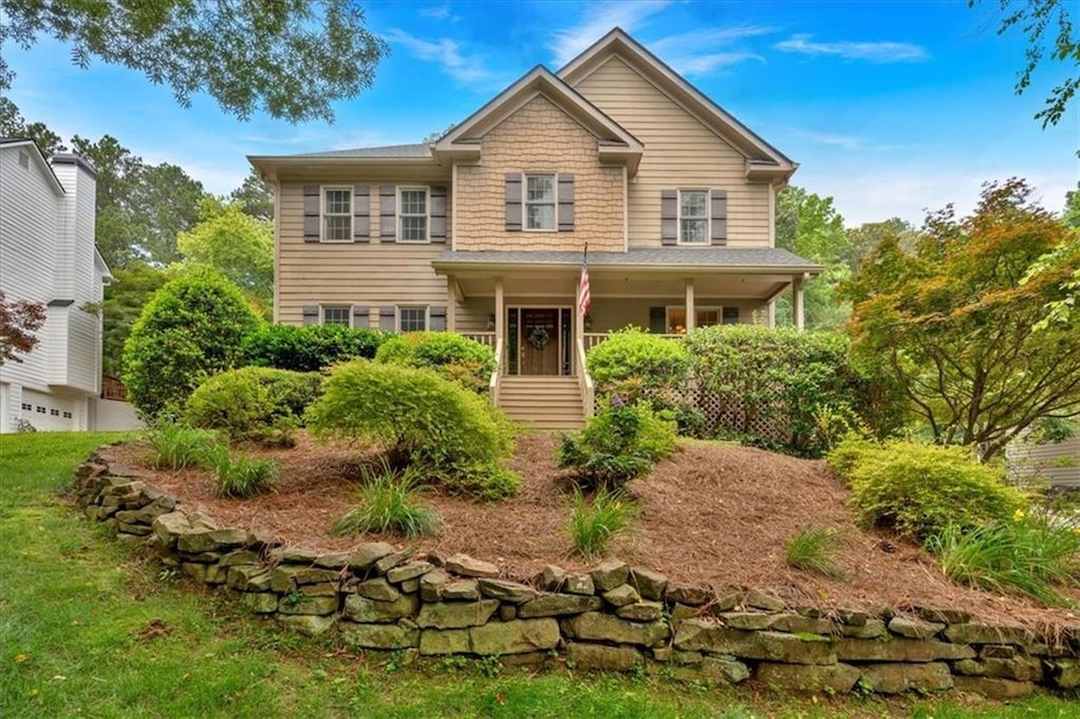 View of front of house with a porch
