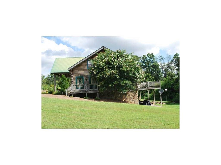 Exterior Front. Lovely log cabin style home in pri