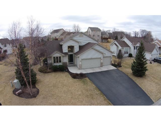 The view of the front of the home captures some of