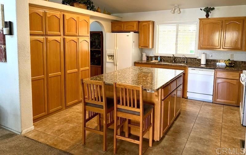 Large kitchen with island