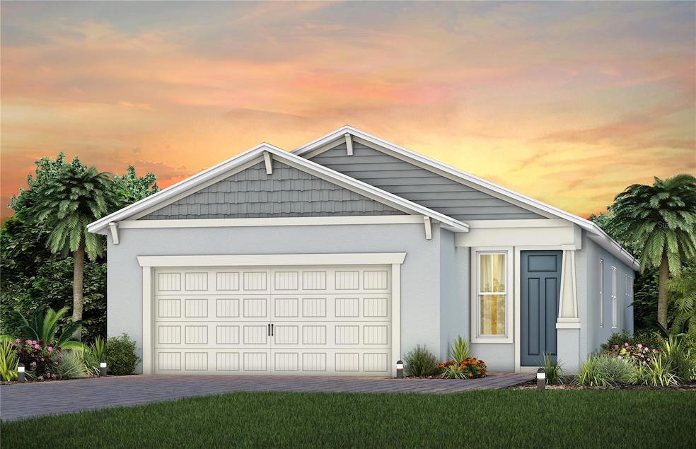 Exterior Design. Artistic rendering for this new construction home. Pictures are for illustrative purposes only. Elevations, colors and options may vary.
