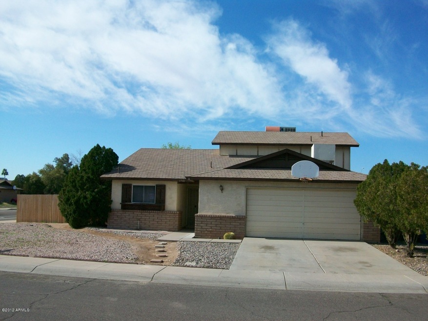 front, corner lot