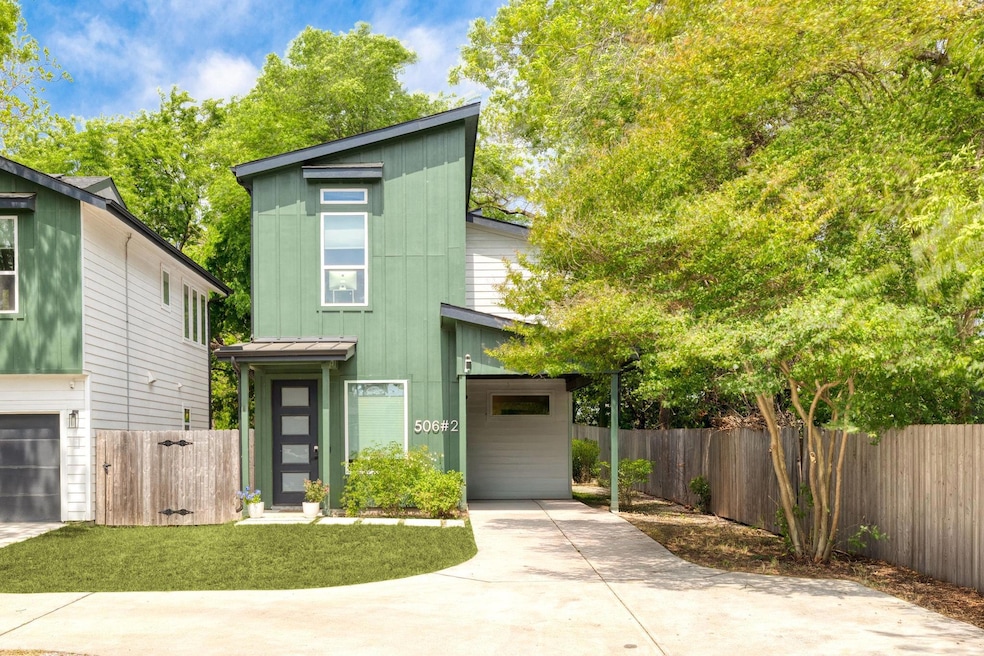View of front of home featuring board and batten 