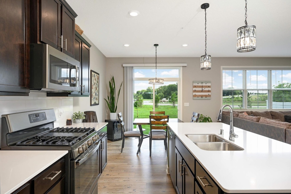 Enjoy lots of prep space for meals