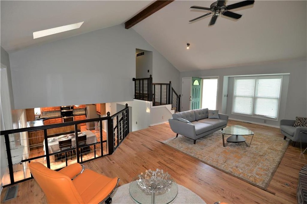 Looking at kitchen from Living room and sitting ar