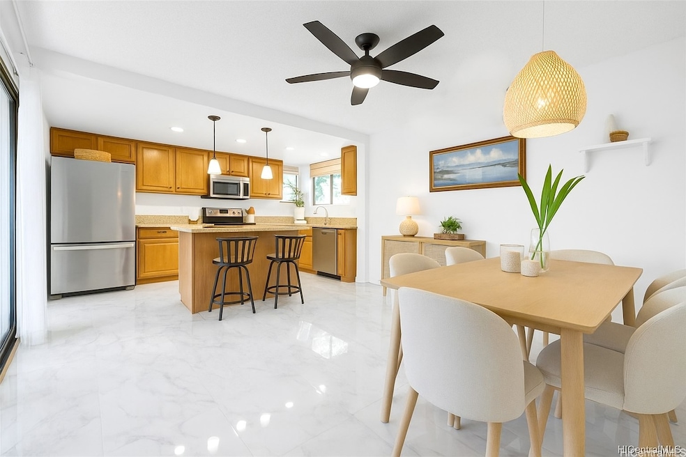 Your Space Re-Imagined. Enhanced image showing the beautiful open concept design of this ground floor unit.