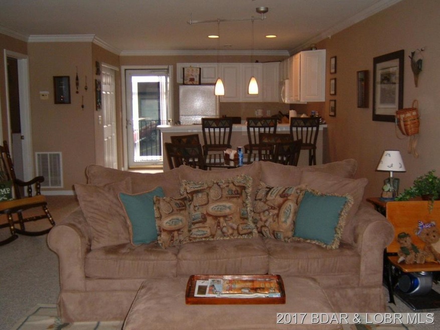 Living room toward kitchen