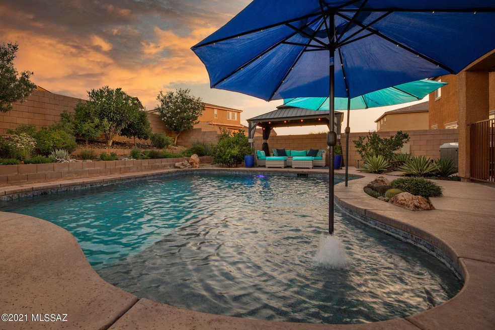 Pool at Sunset