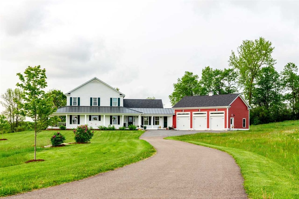 Attached 3 bay garage