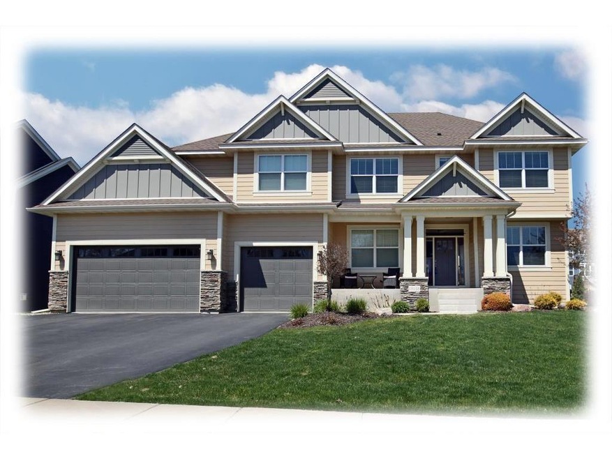 This stunning executive two-story home is located 