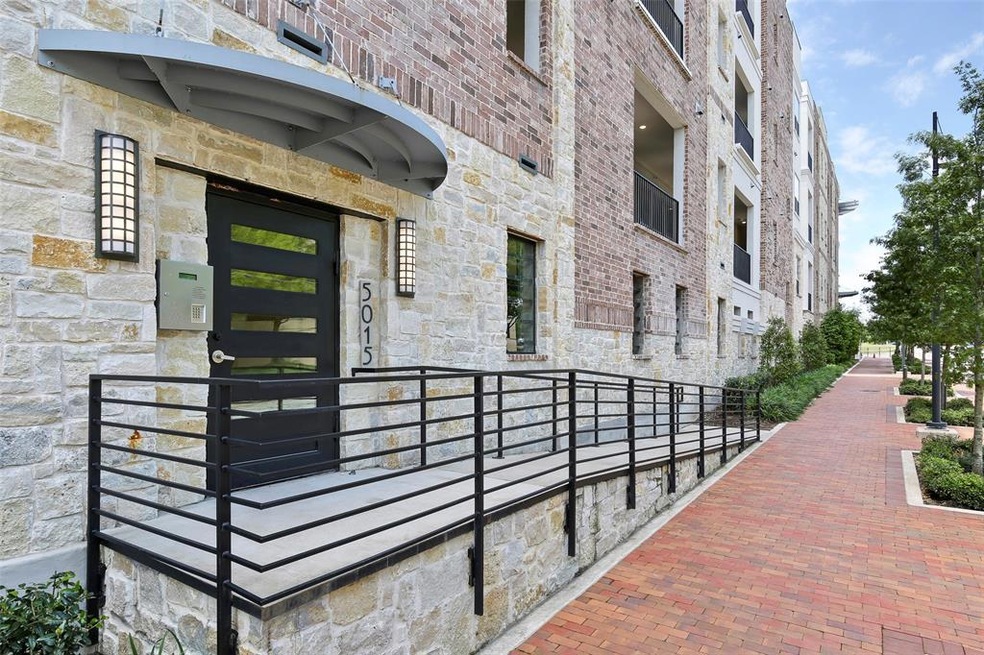 Beautiful tree lined walkway. Entrance into the co