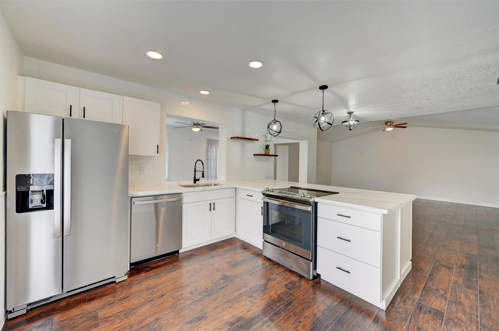 Open concept kitchen