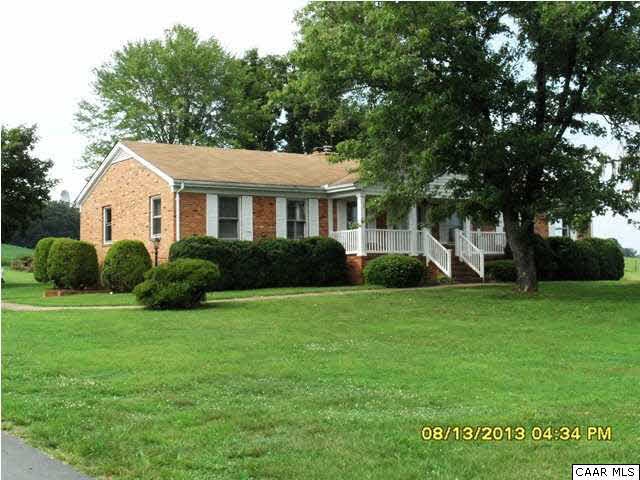 Country brick rancher at 4155 W Hoover Rd., Reva, 