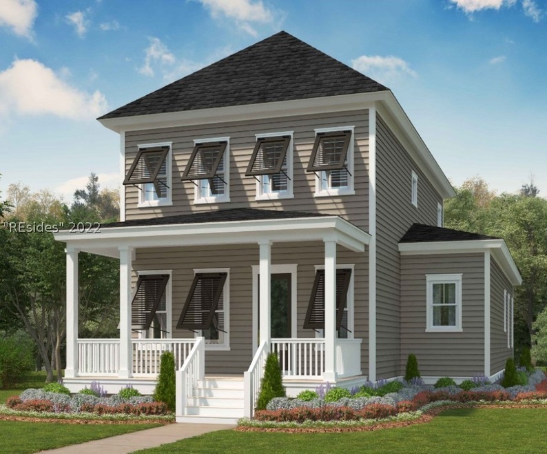 MORELAND EXTERIOR WITH BAHAMA SHUTTERS