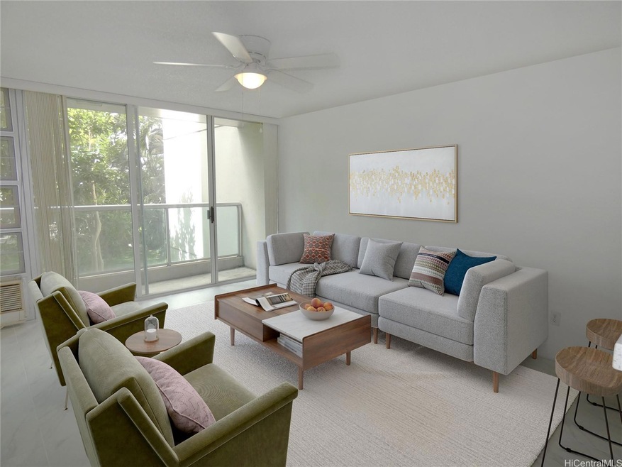 Virtually Staged Living Room