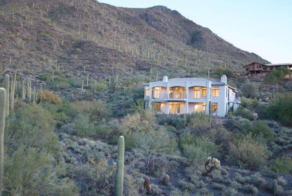 evening view of the house