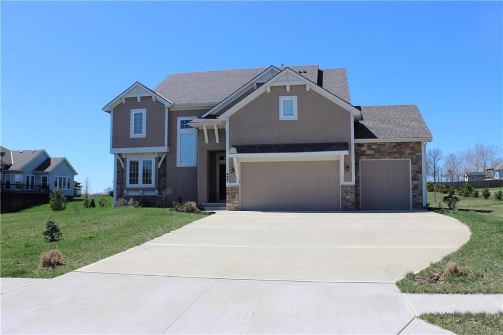 Front view.   Notice the number of new bushes that