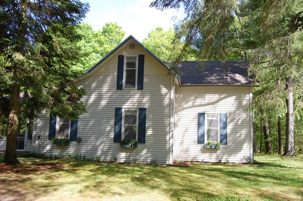 southside of the home