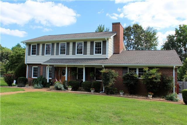 Front View of beautifully landscaped home
