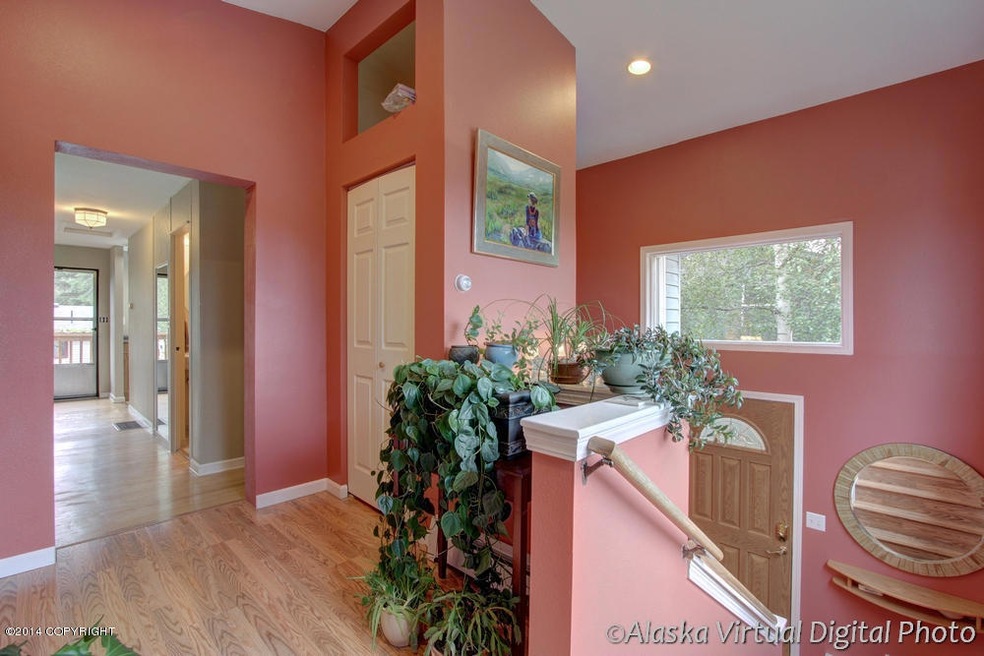 Entry w Tall Ceilings