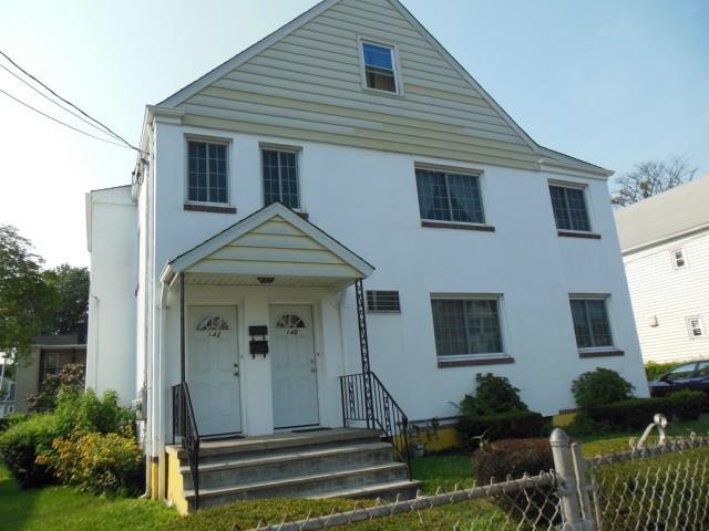 Front entrance to upper and lower apts.