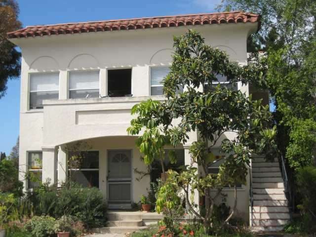 Front of home.