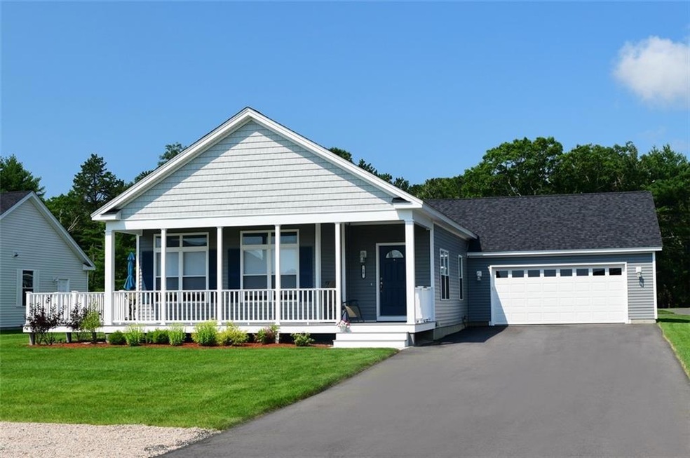 Seabreeze plan shown with 2 car garage option. Sim