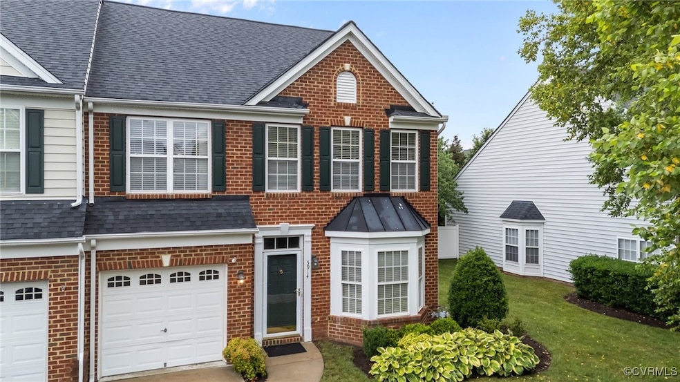 View of front of property featuring brick siding,