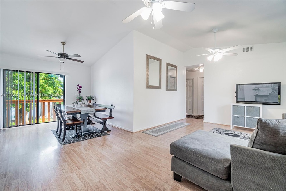 Open Concept Living & Dining Space.