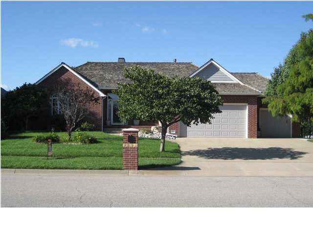 Large shady front yard with mature trees