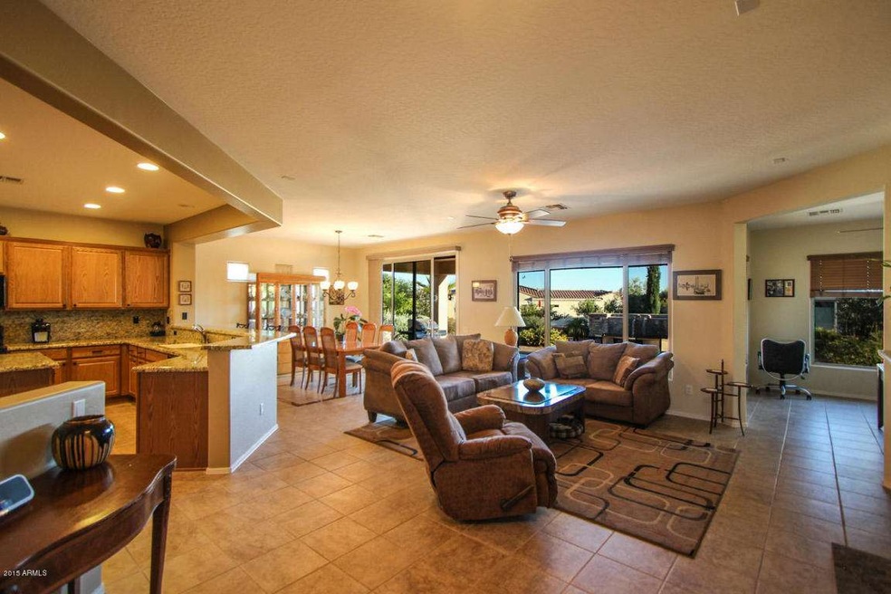 Kitchen-Great Room-Den from Entry Area
