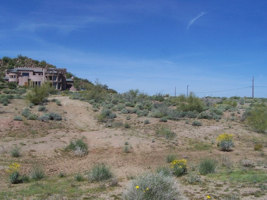 Looking west across lot