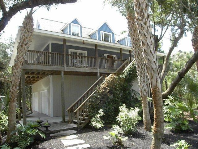 front of house from yard