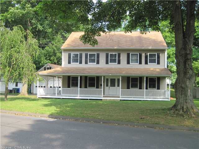 Exterior Front. Wrap around porch