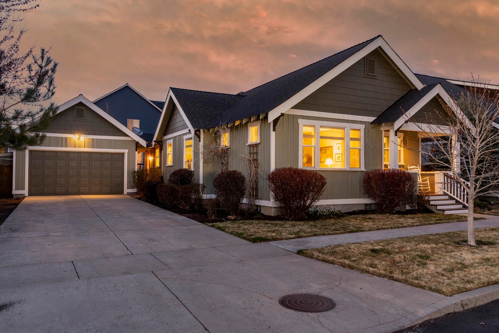 Craftsman Bungalow at Twilight