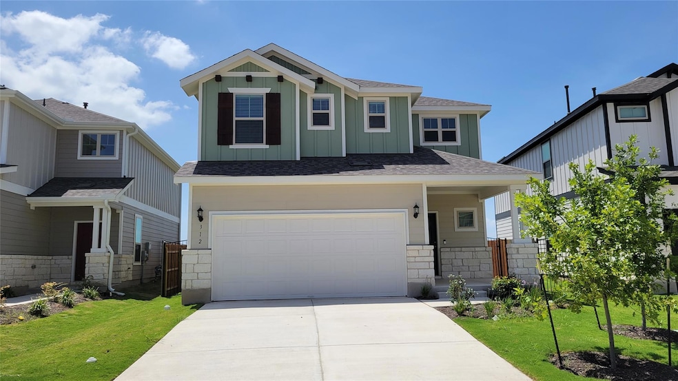 Craftsman inspired home featuring board and batte