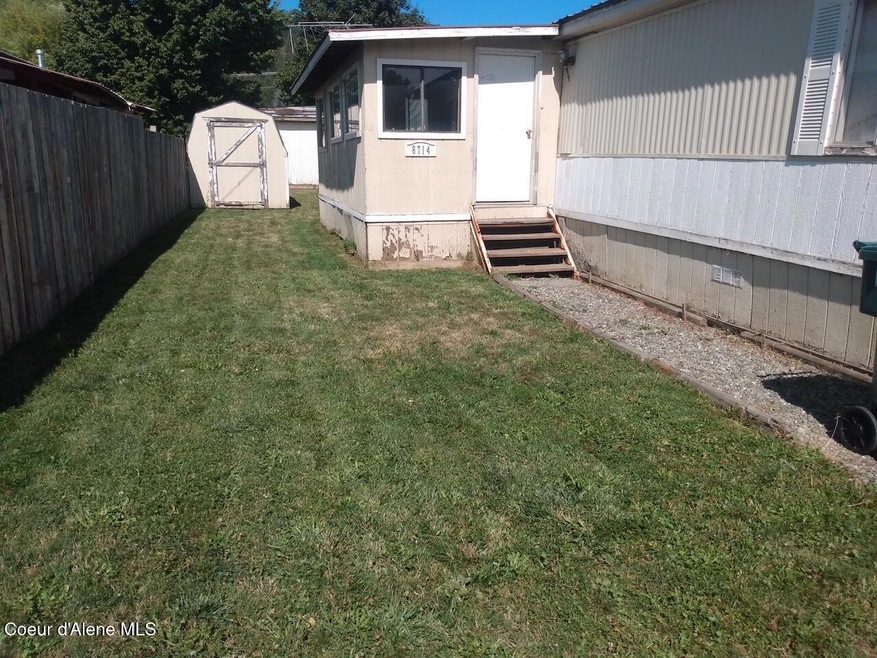 Home entrance and yard