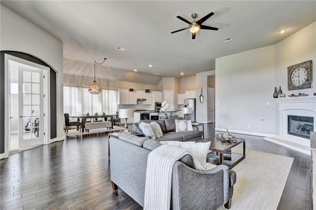 Open floor plan allows for great interaction.