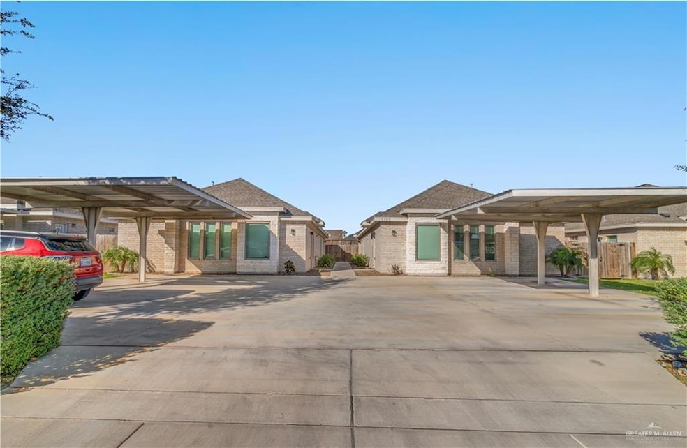 View of front of house featuring a carport