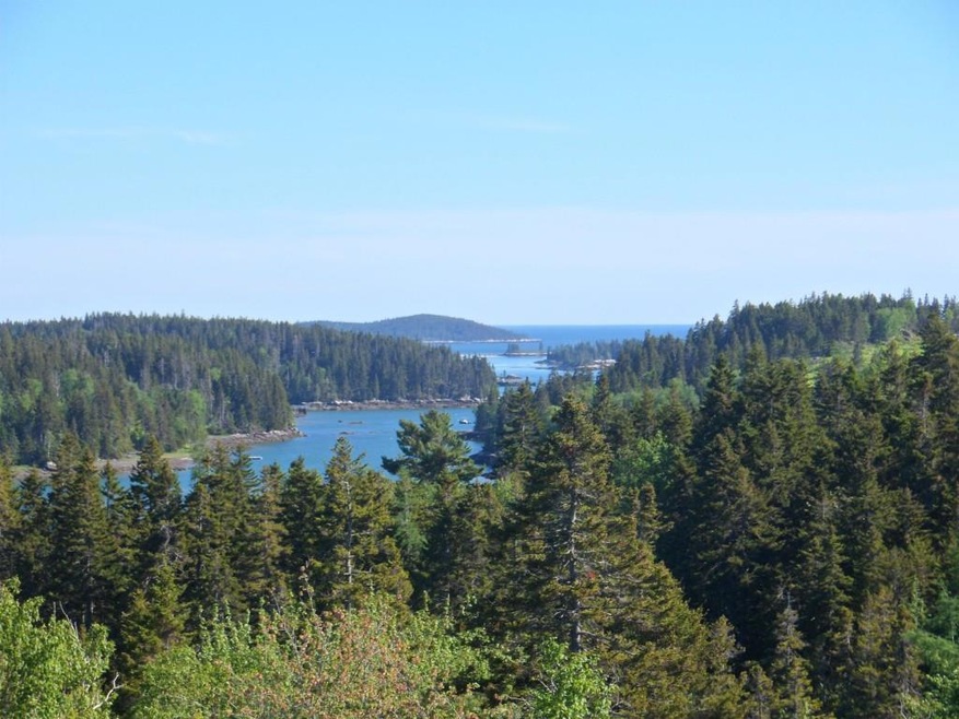View of Long Cove from the larger...