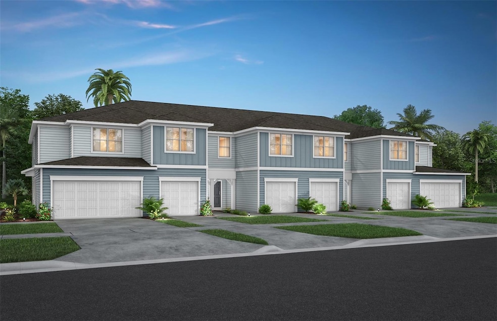 Exterior Design. Artistic rendering for this new construction home. Pictures are for illustrative purposes only. Elevations, colors and options may vary.