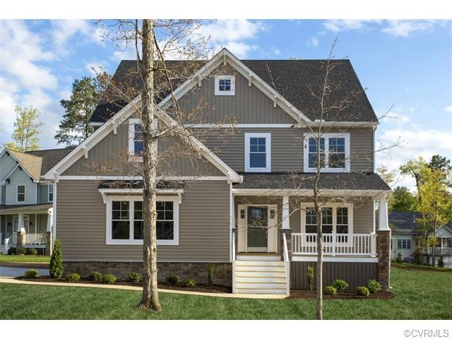 Craftsman Exterior with Board & Batten Siding, Sto